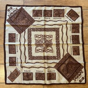 Geoffrey Schaufer “The Canterbury Tales” Illustrated Headscarf